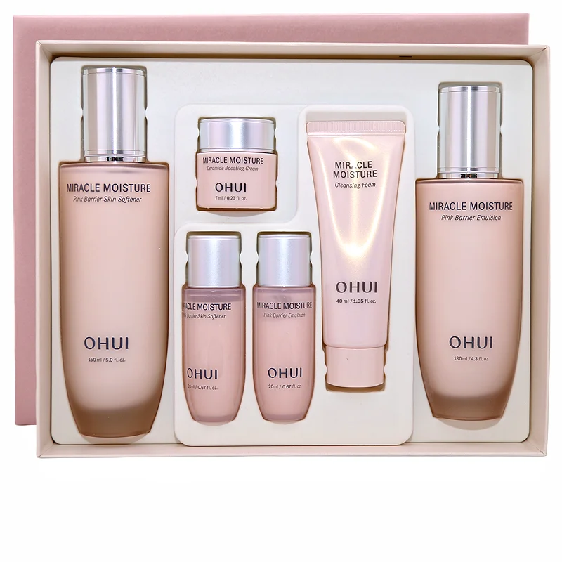 Luxury Skincare Kit - Ohui الوردي معجزة الترطيب مجموعة الحبر