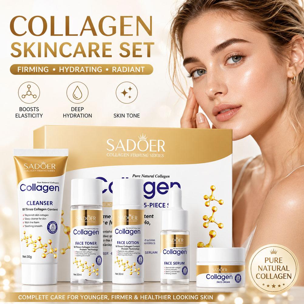مجموعة العناية بالبشرة كولاجين - مراجعة Luxury Skincare Kit وسعره