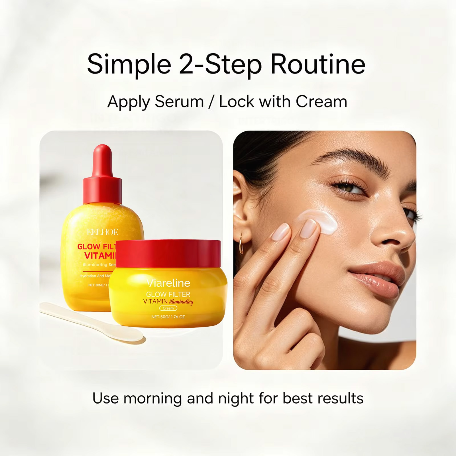 مجموعة سيروم وكريم فيتامين سي- - مراجعة Peptide Complex Serum وسعره