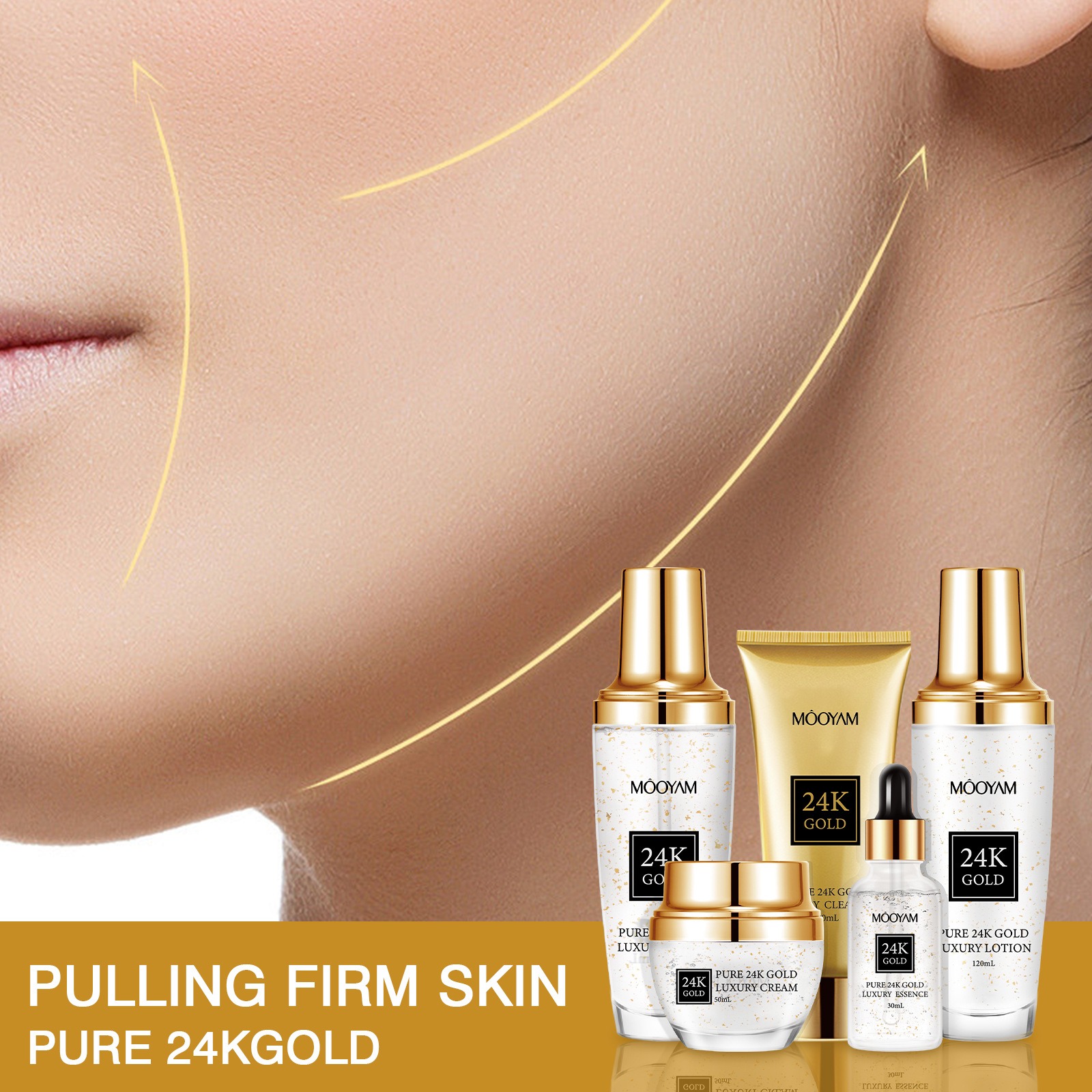 مجموعة مرطبة فاخرة من الذهب عي - مراجعة Luxury Skincare Kit وسعره