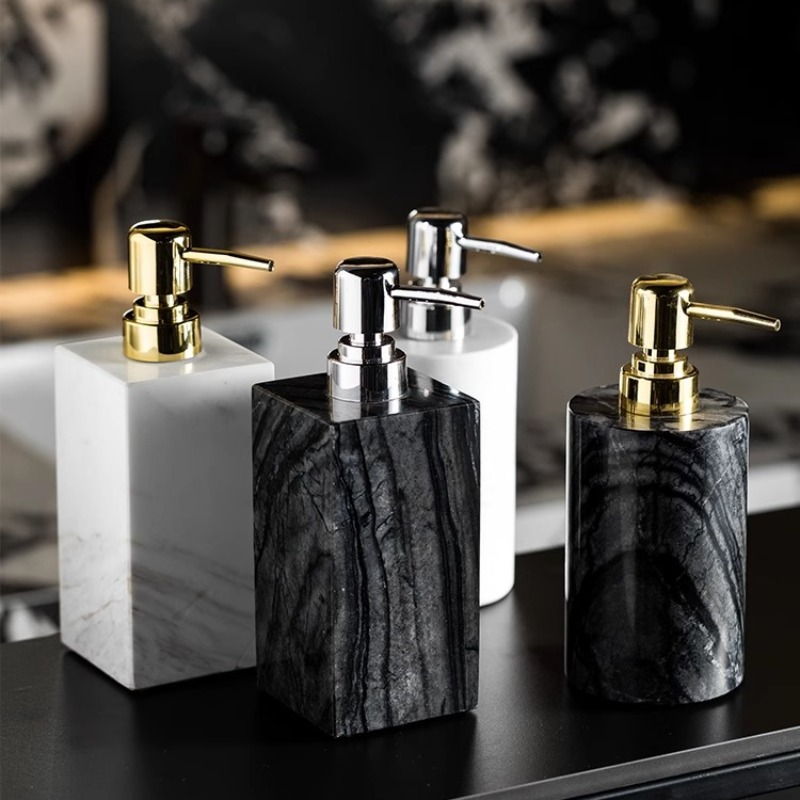 زجاجة توزيع صابون من الرخام ال - مراجعة Luxury Skincare Jars وسعره