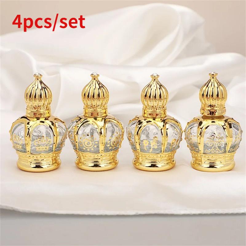 مجموعة من 4 قطع زجاجات عطر فاخ - مراجعة Luxury Skincare Bottles وسعره